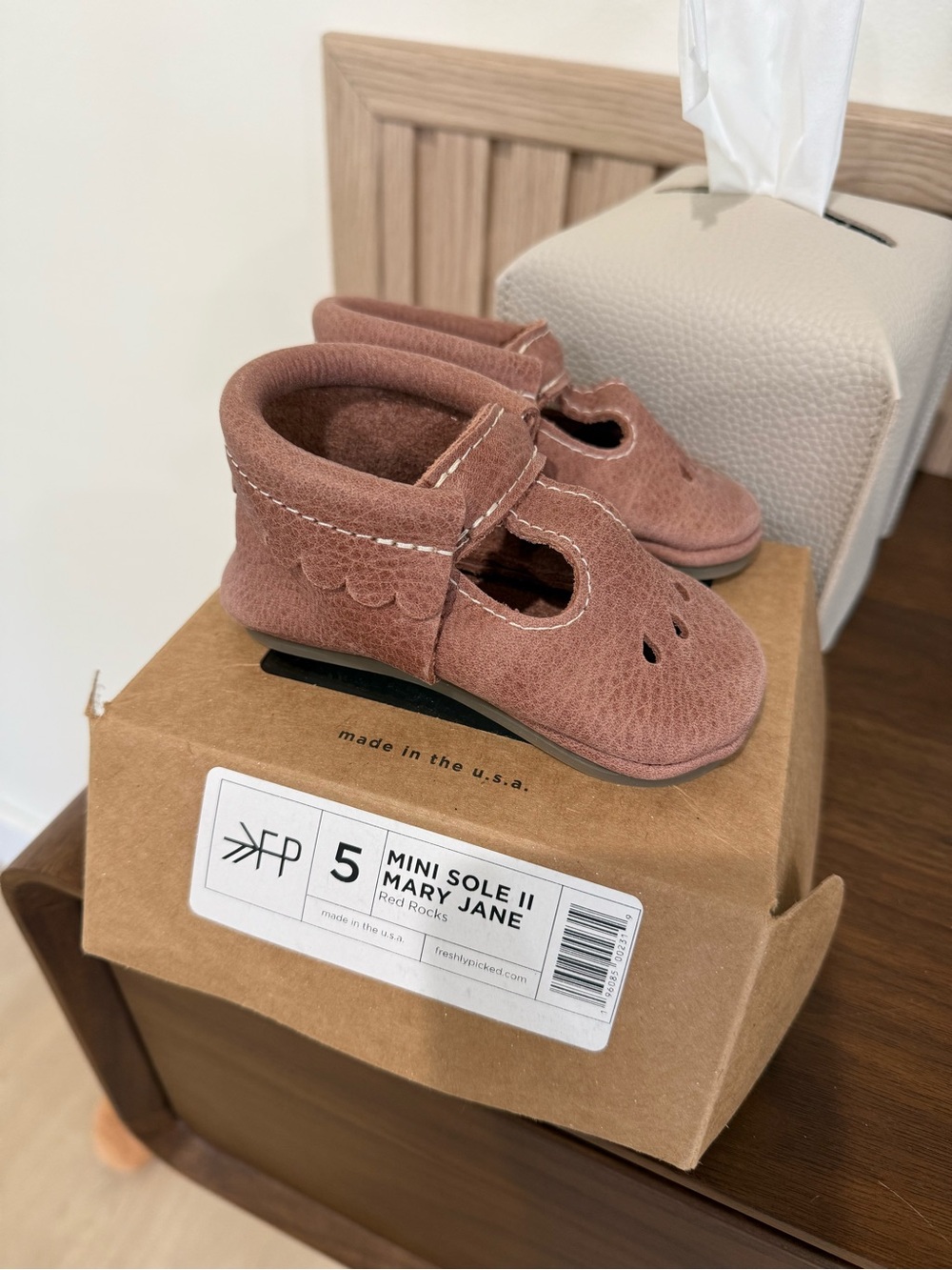 Freshly Picked Brown Mini Sole II Mary Jane Shoes NWT - Picture 4 of 4